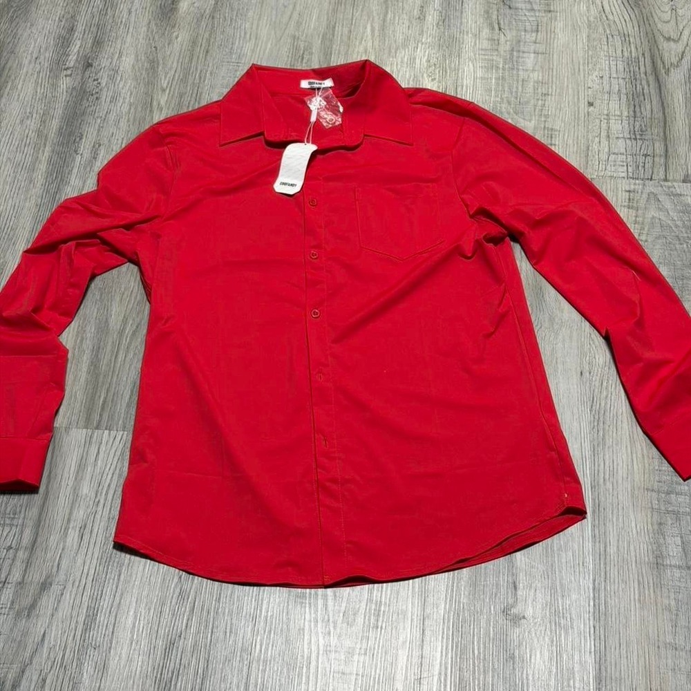 COOFANDY Button Up Shirt Women Size S